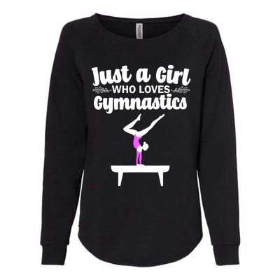 Funny Gymnastics Art For Girls Women Teen Acrobat Gymnasts Womens California Wash Sweatshirt