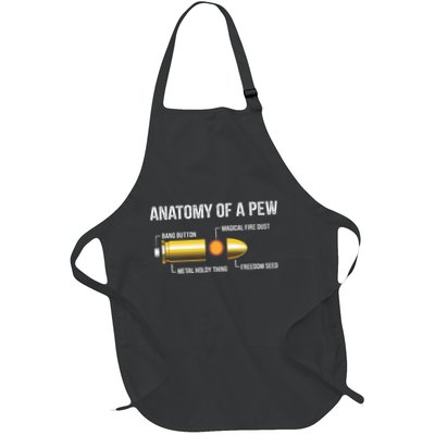 Funny Gun Ammo Bullet Gift  Anatomy Of A Pew  Apron