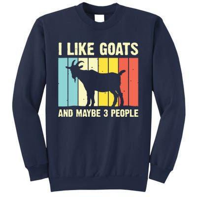 Funny Goat Art For Men Women Farming Goat Lover Stuff Sweatshirt