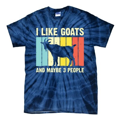 Funny Goat Art For Men Women Farming Goat Lover Stuff Tie-Dye T-Shirt