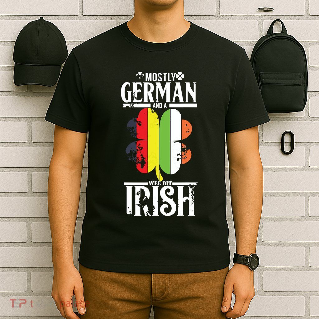 Funny German A Wee Bit Irish Pub Germany Gifts T-Shirt