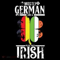 Funny German A Wee Bit Irish Pub Germany Gifts T-Shirt