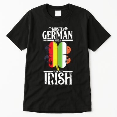 Funny German A Wee Bit Irish Pub Germany Gifts Tall T-Shirt
