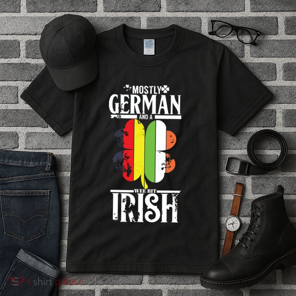 Funny German A Wee Bit Irish Pub Germany Gifts Tall T-Shirt