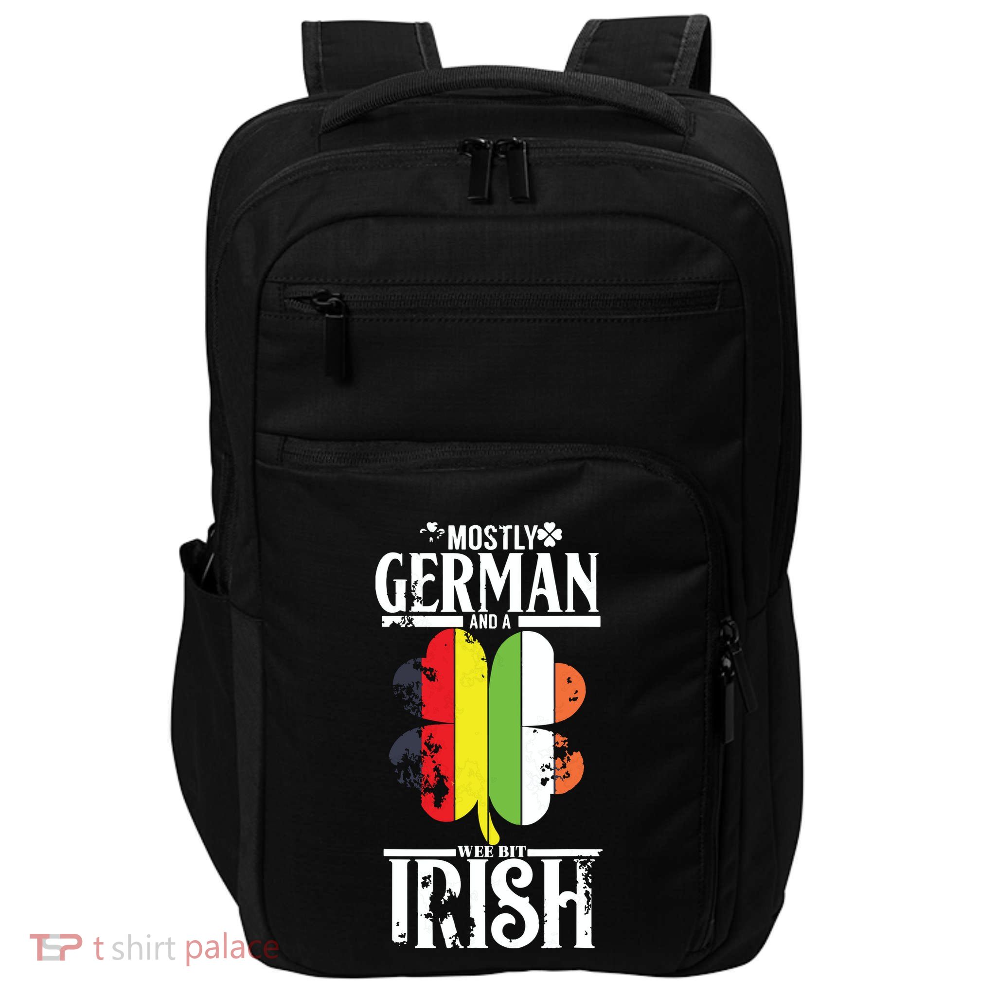 Funny German A Wee Bit Irish Pub Germany Gifts Impact Tech Backpack