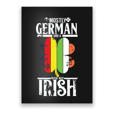 Funny German A Wee Bit Irish Pub Germany Gifts Poster
