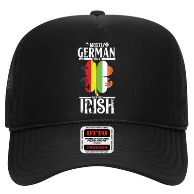 Funny German A Wee Bit Irish Pub Germany Gifts Trucker Hat
