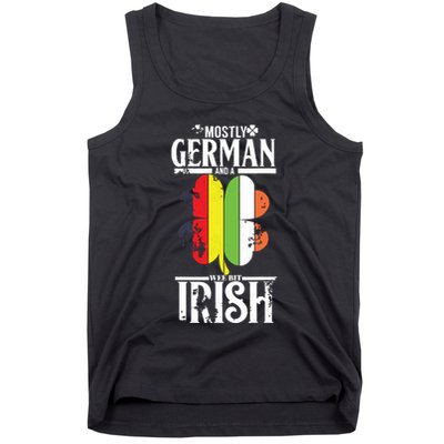 Funny German A Wee Bit Irish Pub Germany Gifts Tank Top
