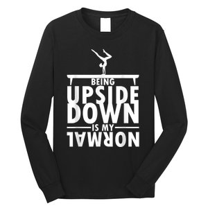 Funny Gymnastics Art For Girls Teen Gymnast Gymnastic Lover Long Sleeve Shirt