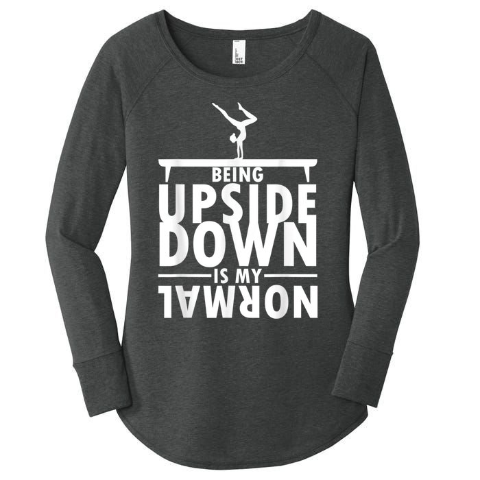 Funny Gymnastics Art For Girls Teen Gymnast Gymnastic Lover Women's Perfect Tri Tunic Long Sleeve Shirt