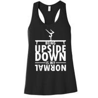 Funny Gymnastics Art For Girls Teen Gymnast Gymnastic Lover Women's Racerback Tank