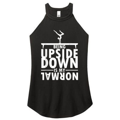 Funny Gymnastics Art For Girls Teen Gymnast Gymnastic Lover Women's Perfect Tri Rocker Tank