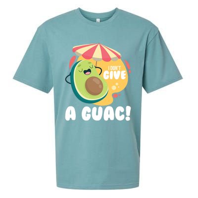 For Guacamole Avocado I Dont Give A Guac Funny Gift Sueded Cloud Jersey T-Shirt