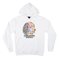 Floral Glioblastoma Awareness Month Brain Cancer Hoodie