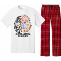 Floral Glioblastoma Awareness Month Brain Cancer Pajama Set