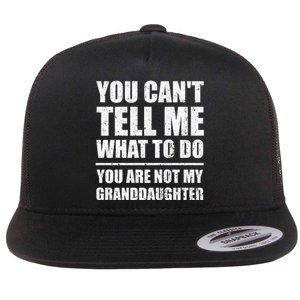 Funny Grandpa Art For Grandfather Gramps Poppy Papi Flat Bill Trucker Hat