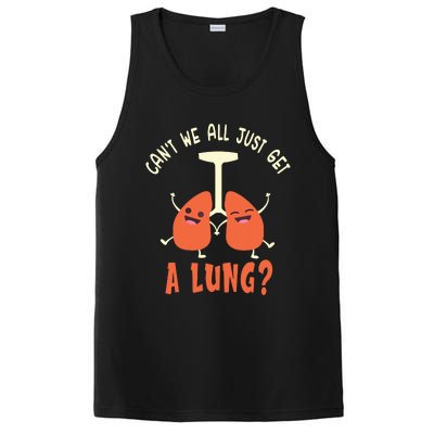 Funny Get A Lung Pun Medical Doctor Nurse PosiCharge Competitor Tank