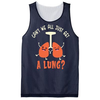 Funny Get A Lung Pun Medical Doctor Nurse Mesh Reversible Basketball Jersey Tank