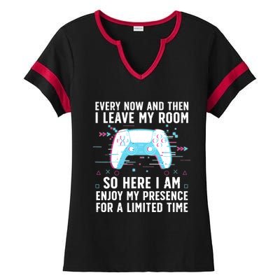 Funny Gamer Art For Gaming Gamer Video Game Lover Ladies Halftime Notch Neck Tee