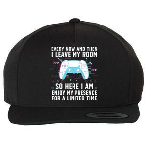 Funny Gamer Art For Gaming Gamer Video Game Lover Wool Snapback Cap