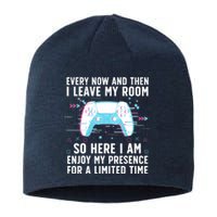 Funny Gamer Art For Gaming Gamer Video Game Lover Sustainable Beanie