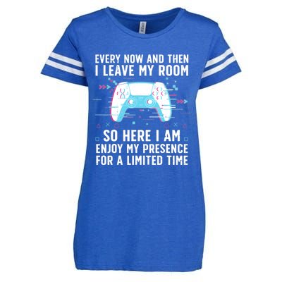 Funny Gamer Art For Gaming Gamer Video Game Lover Enza Ladies Jersey Football T-Shirt