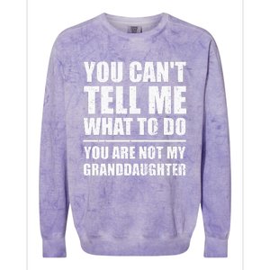 Funny Grandpa Art For Grandfather Gramps Poppy Papi Colorblast Crewneck Sweatshirt