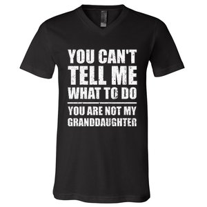 Funny Grandpa Art For Grandfather Gramps Poppy Papi V-Neck T-Shirt