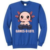 Funny Gamesolotl Axolotl Video Gamer Kawaii Anime Gift Sweatshirt