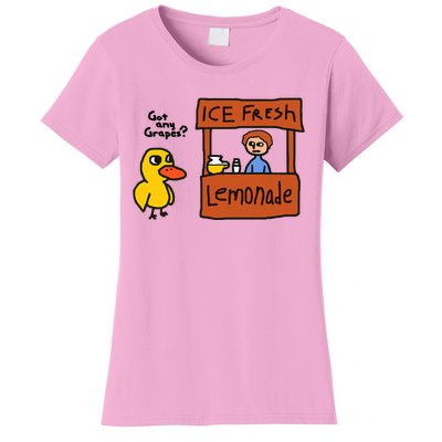 Funny Got Any Grapes Duck Ice Fresh Lemonade Women's T-Shirt