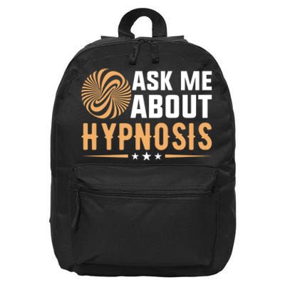 Funny Gift Ask Me About Hypnosis 16 in Basic Backpack