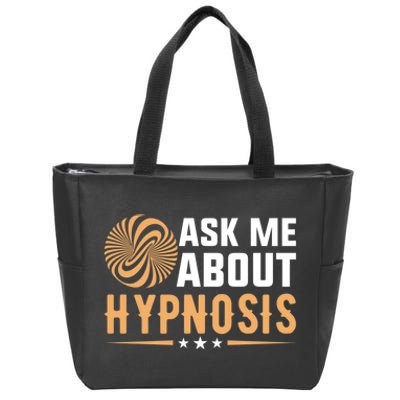 Funny Gift Ask Me About Hypnosis Zip Tote Bag