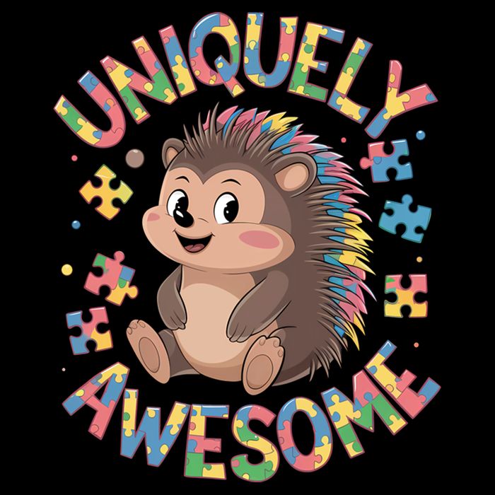 Funny Gift Autism Awareness Month Hedgehog Acceptance Neurodiversity  Bucket Hat