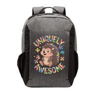 Funny Gift Autism Awareness Month Hedgehog Acceptance Neurodiversity  Vector Backpack