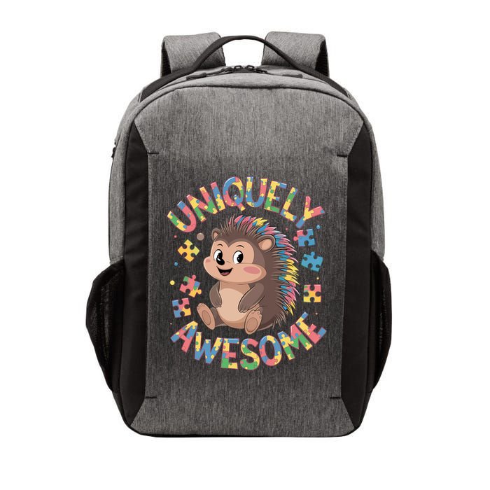 Funny Gift Autism Awareness Month Hedgehog Acceptance Neurodiversity  Vector Backpack