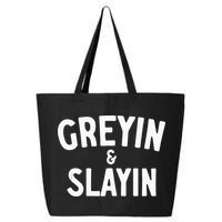 Funny Graying And Slaying Workout Gym 25L Jumbo Tote