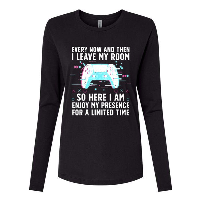 Funny Gamer Art For Men Women Gaming Gamer Video Game Lover Womens Cotton Relaxed Long Sleeve T-Shirt