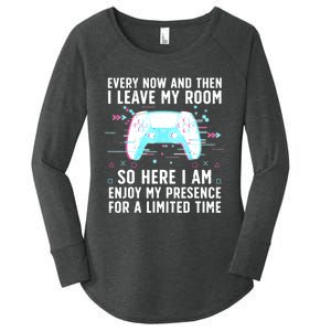 Funny Gamer Art For Men Women Gaming Gamer Video Game Lover Women's Perfect Tri Tunic Long Sleeve Shirt