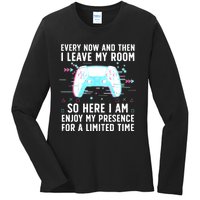 Funny Gamer Art For Men Women Gaming Gamer Video Game Lover Ladies Long Sleeve Shirt