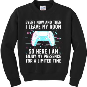 Funny Gamer Art For Men Women Gaming Gamer Video Game Lover Kids Sweatshirt