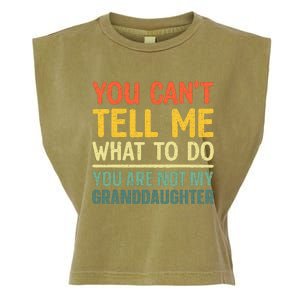 Funny Grandpa Art For Grandfather Gramps Poppy Papi Garment-Dyed Women's Muscle Tee