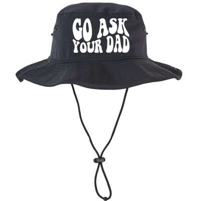 Funny Go Ask Your Dad Vintage Mom Gifts Legacy Cool Fit Booney Bucket Hat