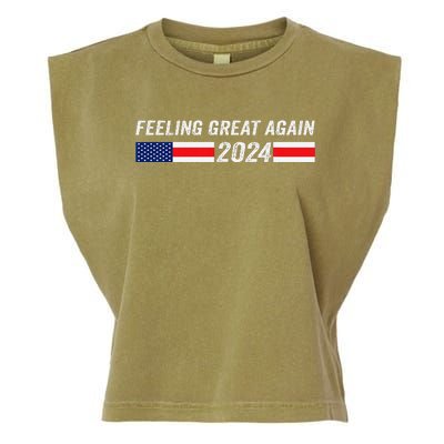 Feeling Great Again Trump 2024 Garment-Dyed Women's Muscle Tee