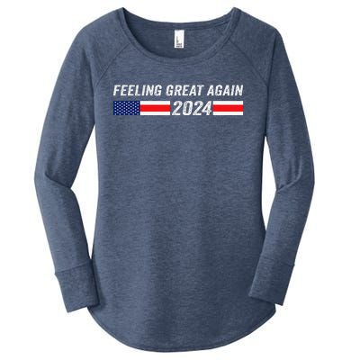 Feeling Great Again Trump 2024 Women's Perfect Tri Tunic Long Sleeve Shirt