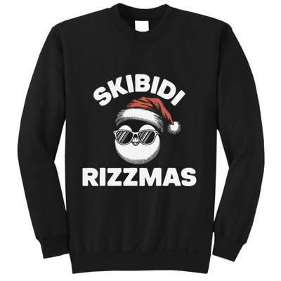 Funny Gen Alpha Slang Christmas Penguin Sweatshirt