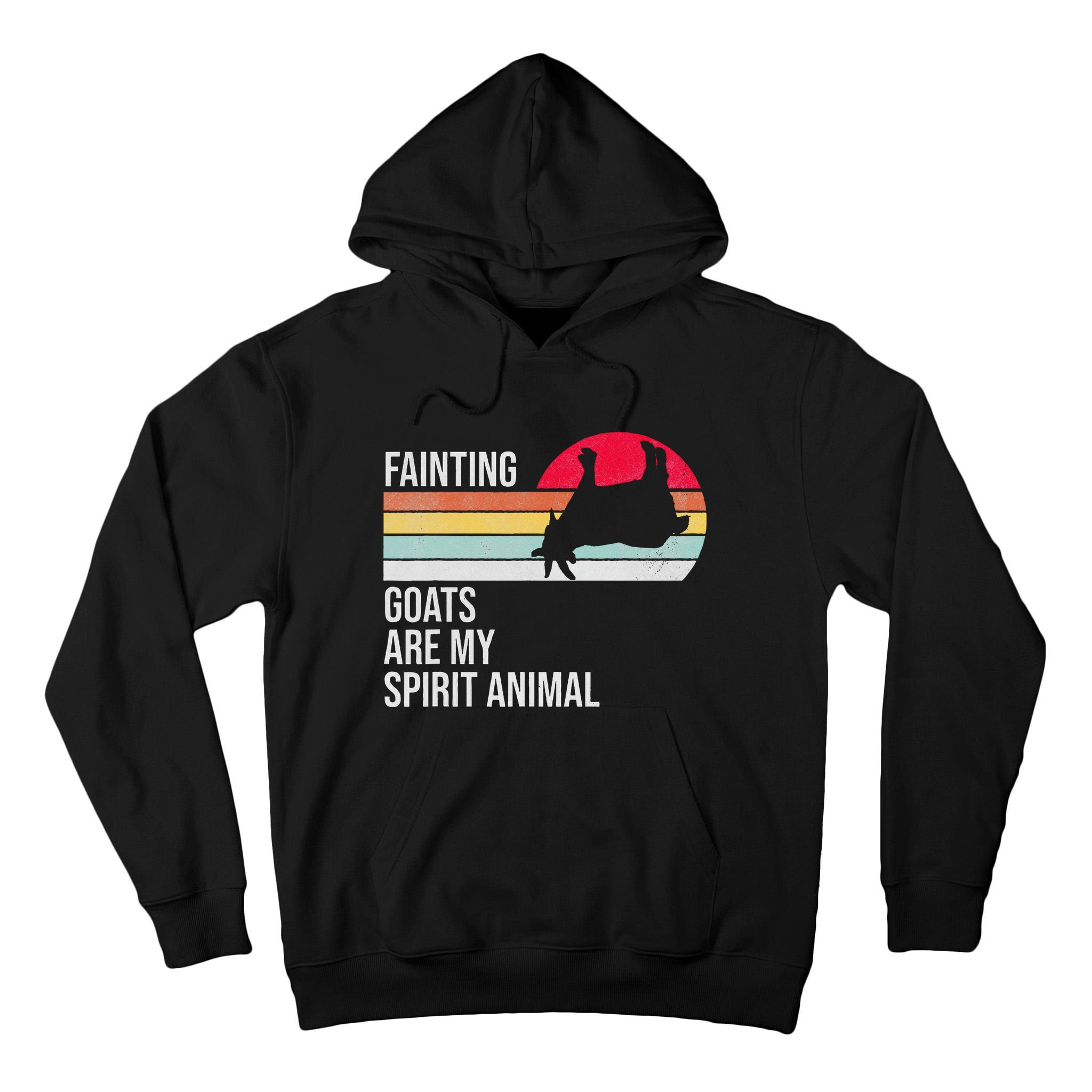 Fainting Goats Are My Spirit Animal Funny Goat Lover Tall Hoodie
