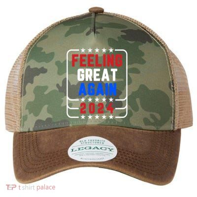 Feeling Great Again 2024 Legacy Tie Dye Trucker Hat