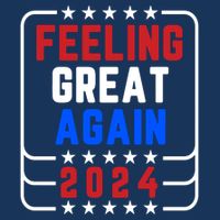 Feeling Great Again 2024 Drawstring Bag