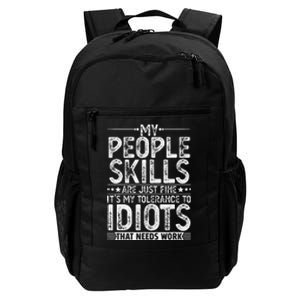 Funny Graphic Adult Humour Sarcastic Daily Commute Backpack