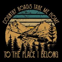 Funny Guitars Arts Country Roads Take Me Home Quotes Music Backpack